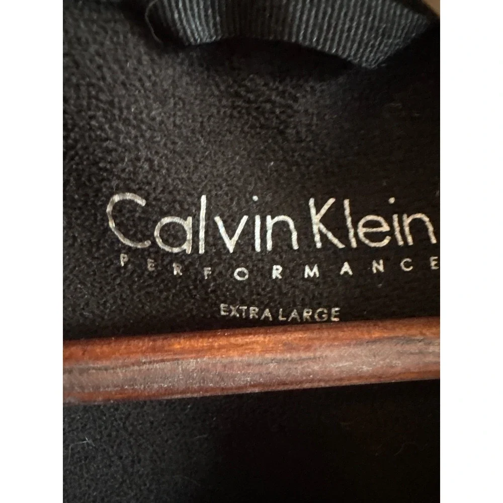 Calvin Klein Performance Womens Black Softshell Fleece Lined Full Zip Jacket XL